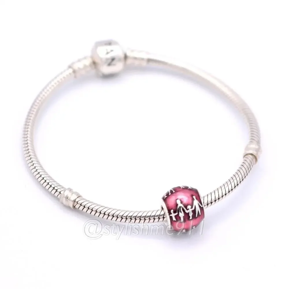 Authentic PANDORA Family Silhouettes Charm - 791399EN62